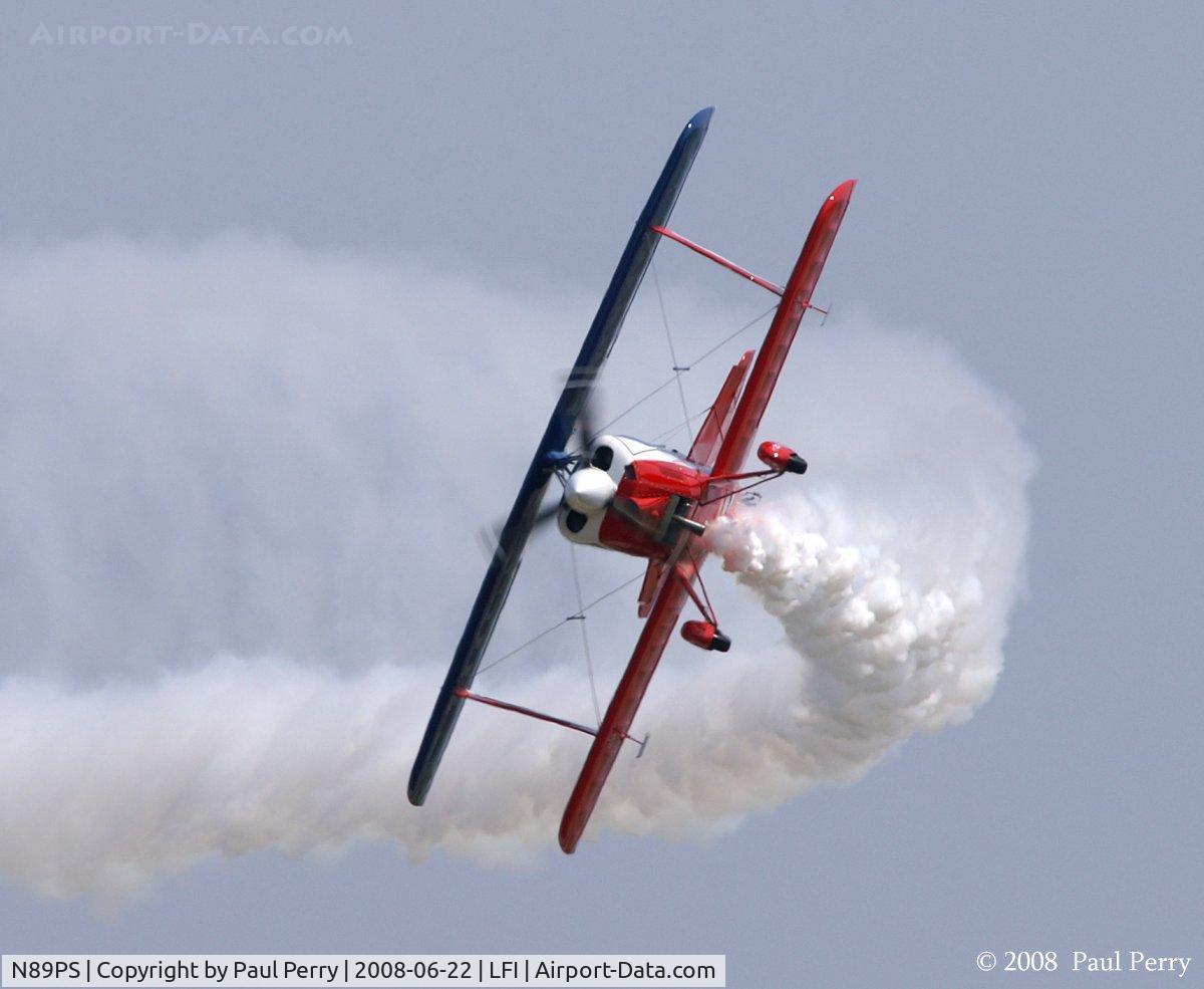 N89PS, 1998 Aviat Pitts S-2C Special C/N 6013, Cranking her through a turn
