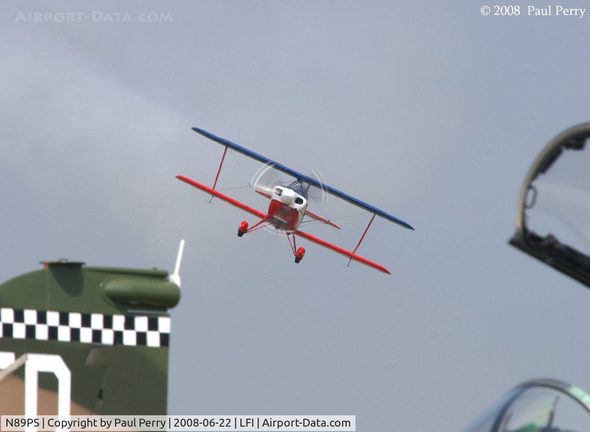 N89PS, 1998 Aviat Pitts S-2C Special C/N 6013, Framed up with the F-4 tail and the F-15's canopy