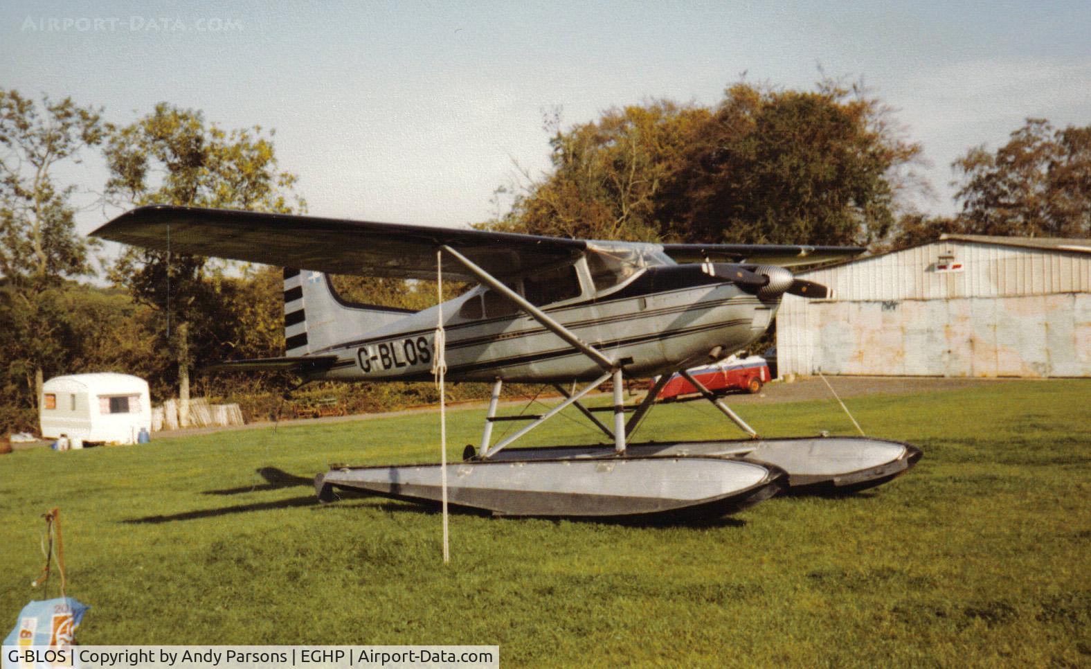 G-BLOS, 1962 Cessna 185A Skywagon C/N 185-0359, Cessna 185 on floats