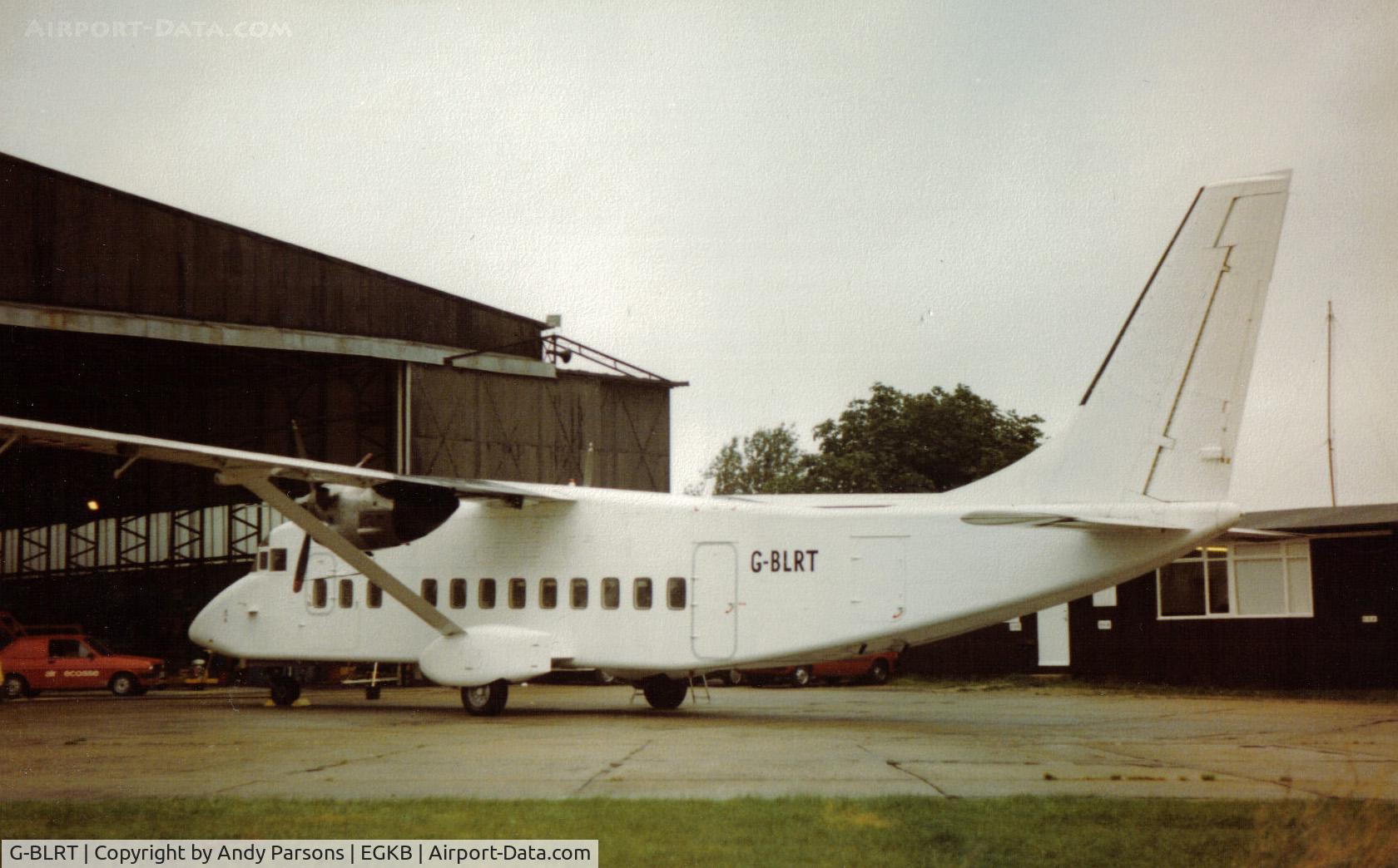 G-BLRT, 1984 Short 360-100 C/N SH.3661, scanned print taken at Biggin Hill