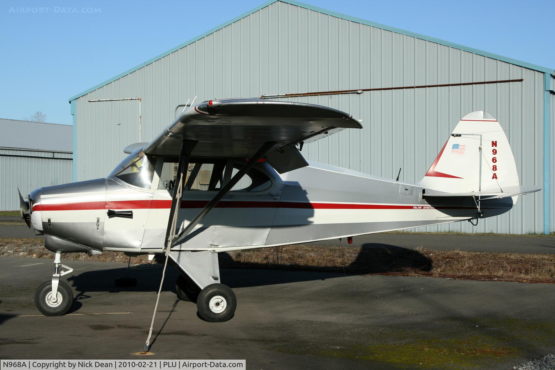N968A, 1951 Piper PA-22 C/N 22-280, 1S0