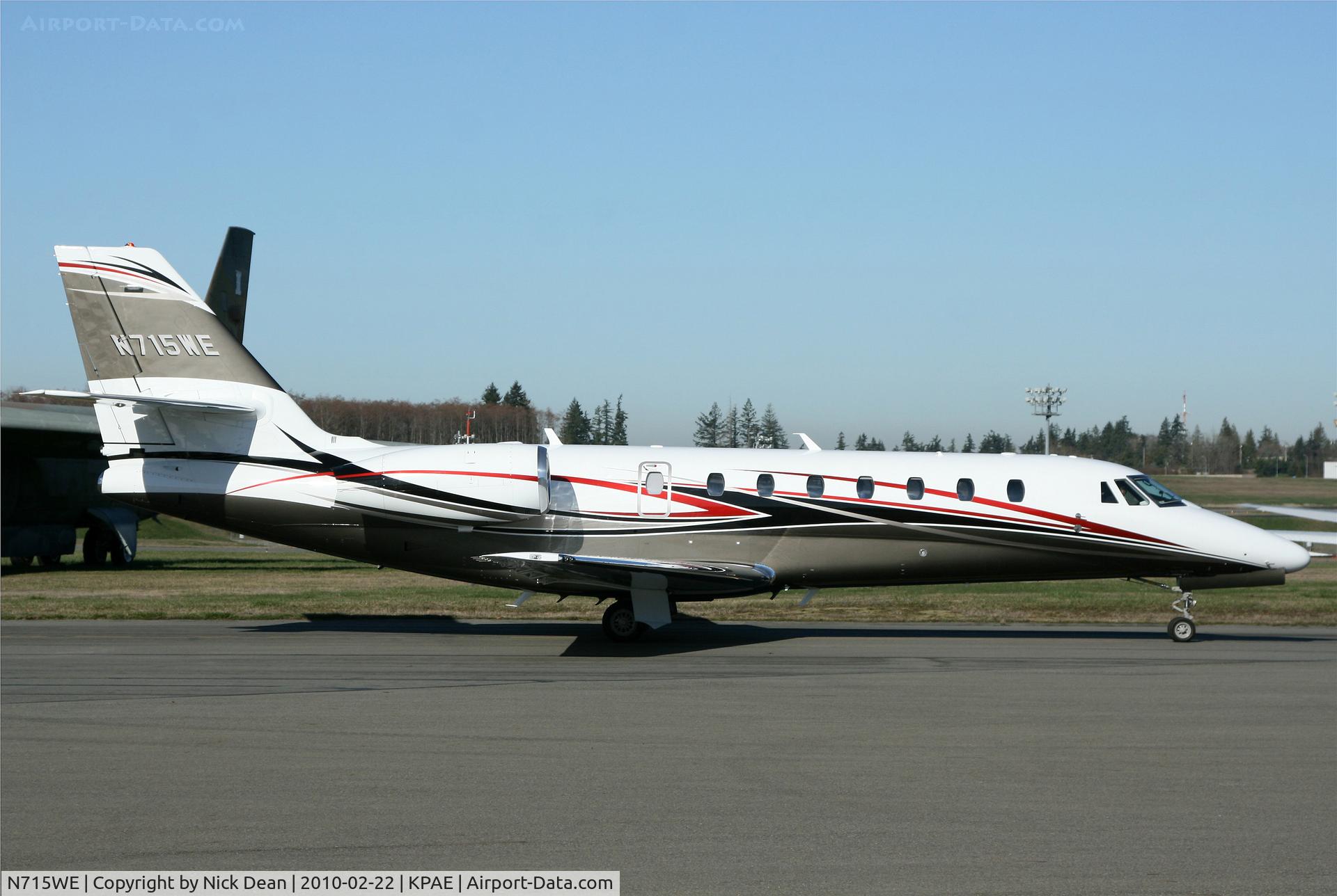 N715WE, 2009 Cessna 680 Citation Sovereign C/N 680-0286, KPAE