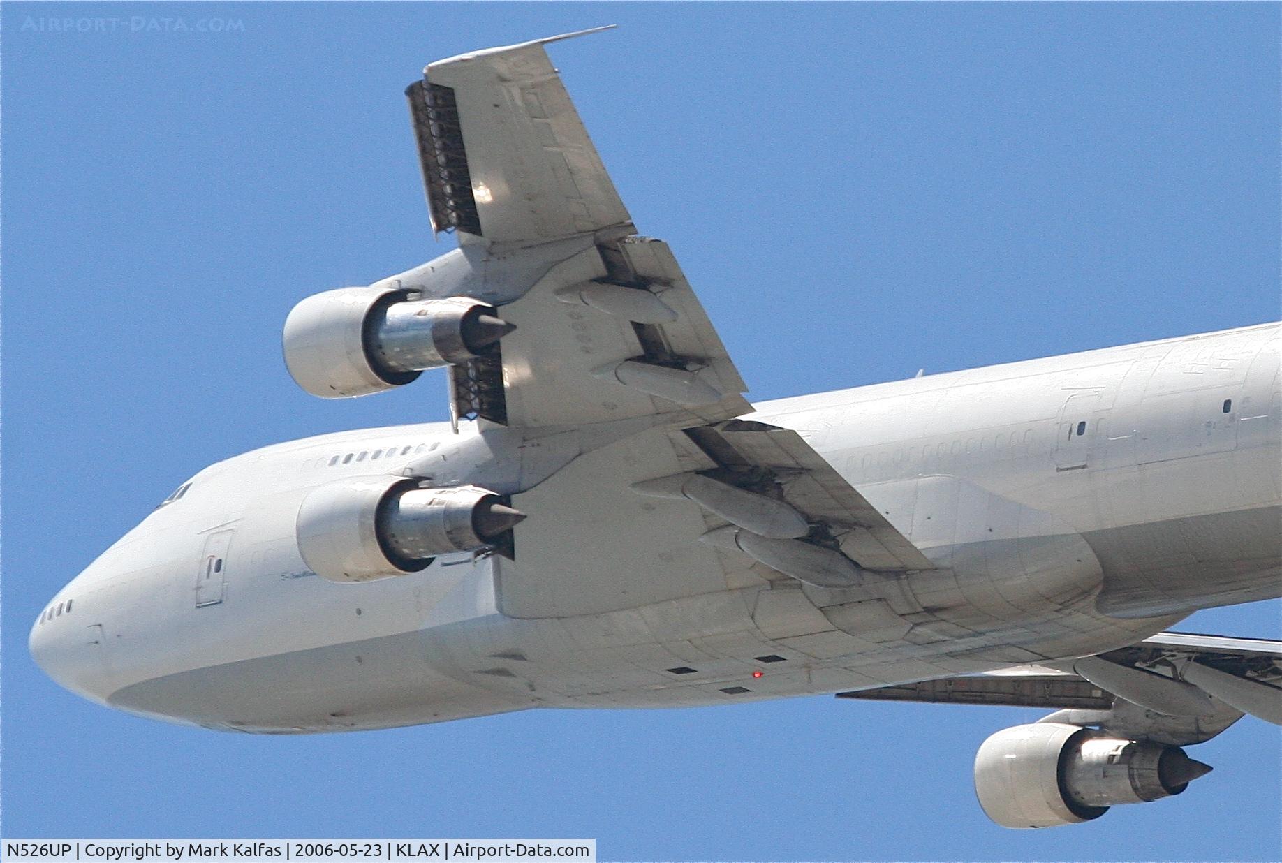 N526UP, 1980 Boeing 747-212B C/N 21937, Trade Winds Boeing 747-212B (cn:21937/419), N526UP 25L departure KLAX.