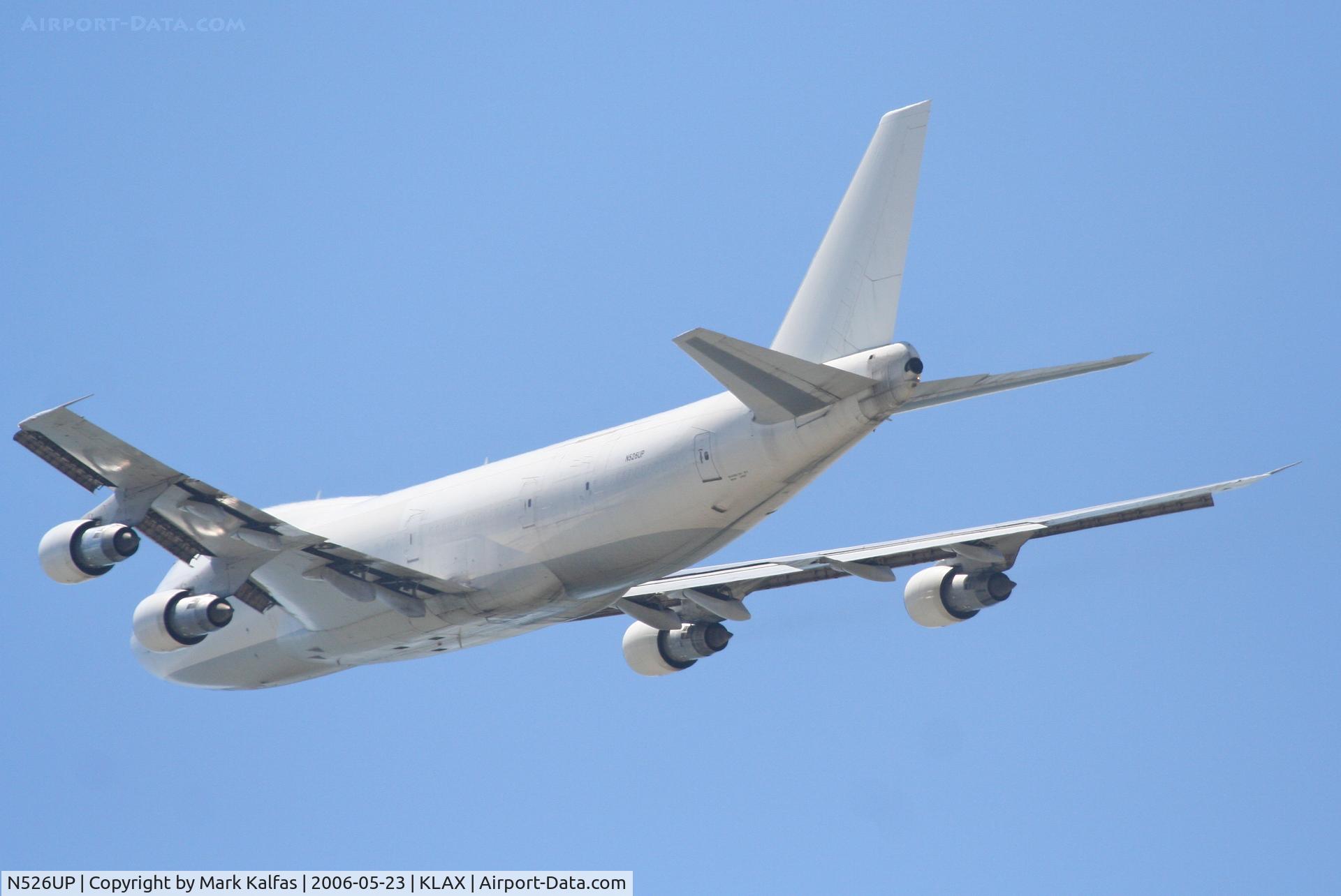 N526UP, 1980 Boeing 747-212B C/N 21937, Trade Winds Boeing 747-212B (cn:21937/419), N526UP 25L departure KLAX.