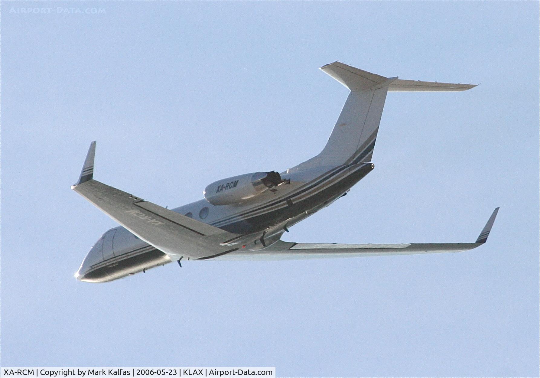 XA-RCM, 1999 Gulfstream Aerospace Gulfstream IV C/N 1081, XA-RCM Gulfstream IV (cn 1081), 25L departure KLAX,