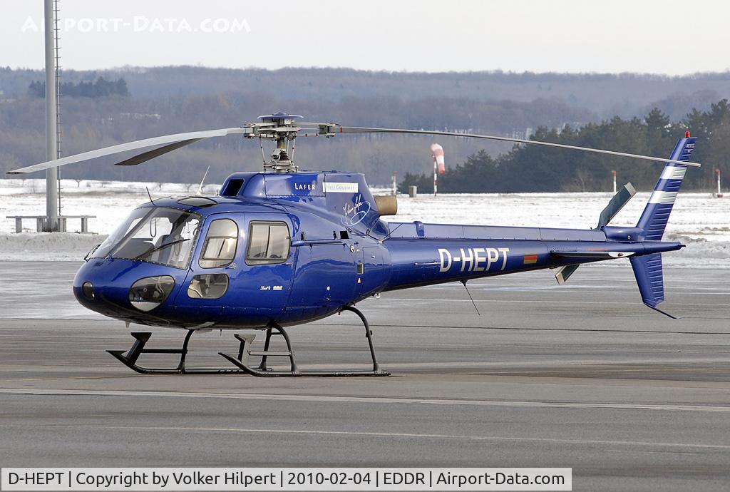 D-HEPT, Eurocopter AS-350BA Ecureuil C/N 1237, with Lafer button