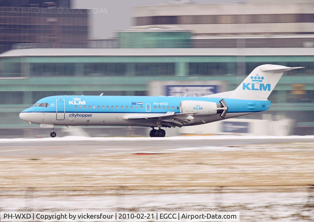 PH-WXD, 1995 Fokker 70 (F-28-0070) C/N 11563, KLM Cityhopper