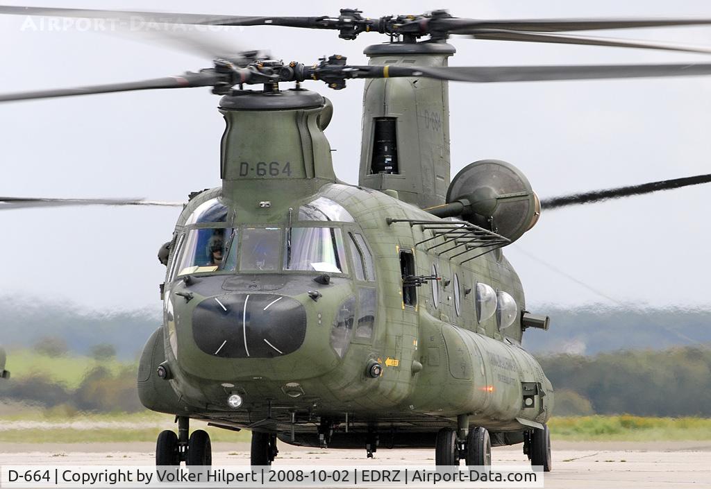 D-664, Boeing CH-47D Chinook C/N M.3664/NL-004, at zqw