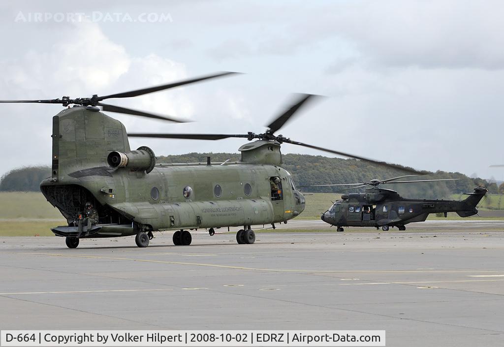 D-664, Boeing CH-47D Chinook C/N M.3664/NL-004, at zqw