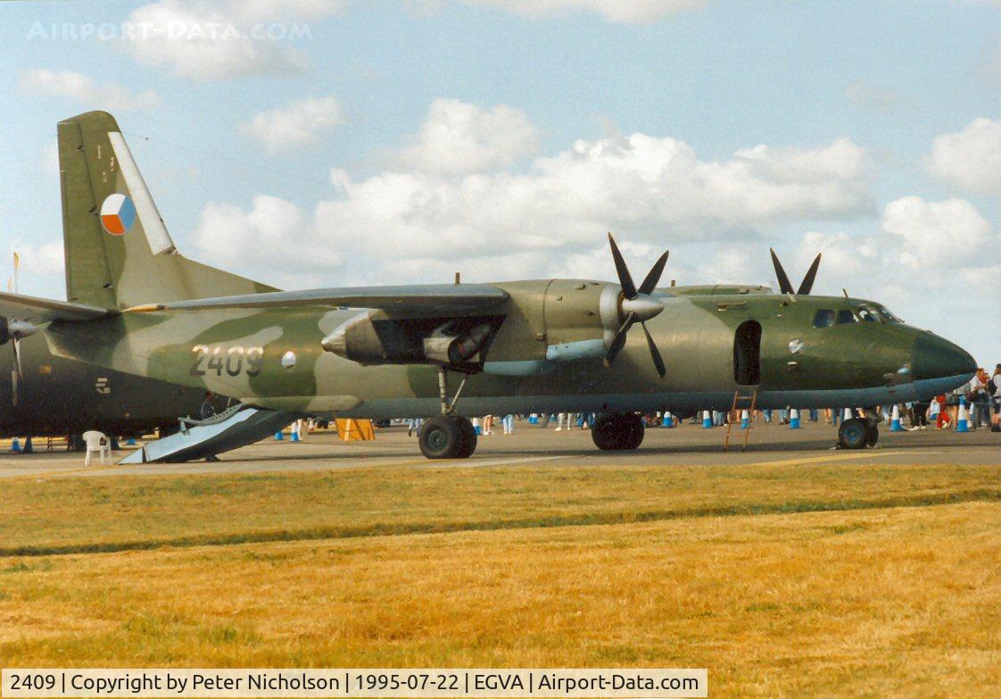 2409, Antonov An-26 C/N 27312409, An-26 Curl of 344 Squadron Czech Air Force at the 1995 Intnl Air Tattoo at RAF Fairford.