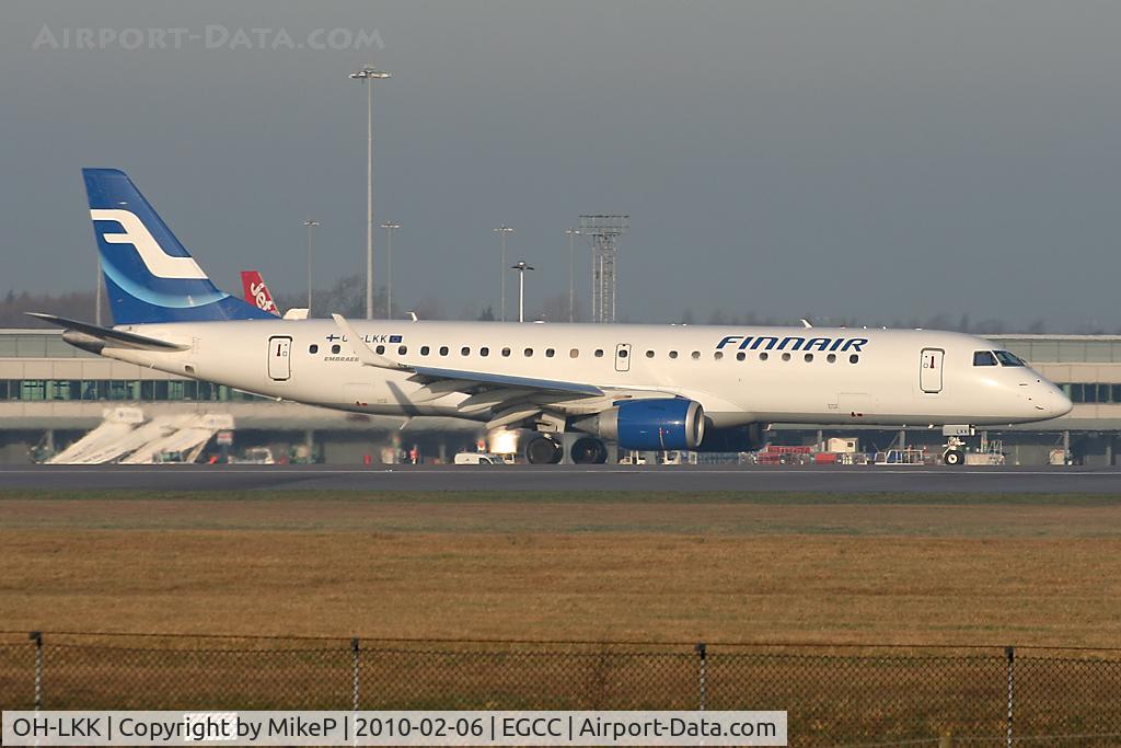 OH-LKK, 2007 Embraer 190LR (ERJ-190-100LR) C/N 19000127, 05L arrival.