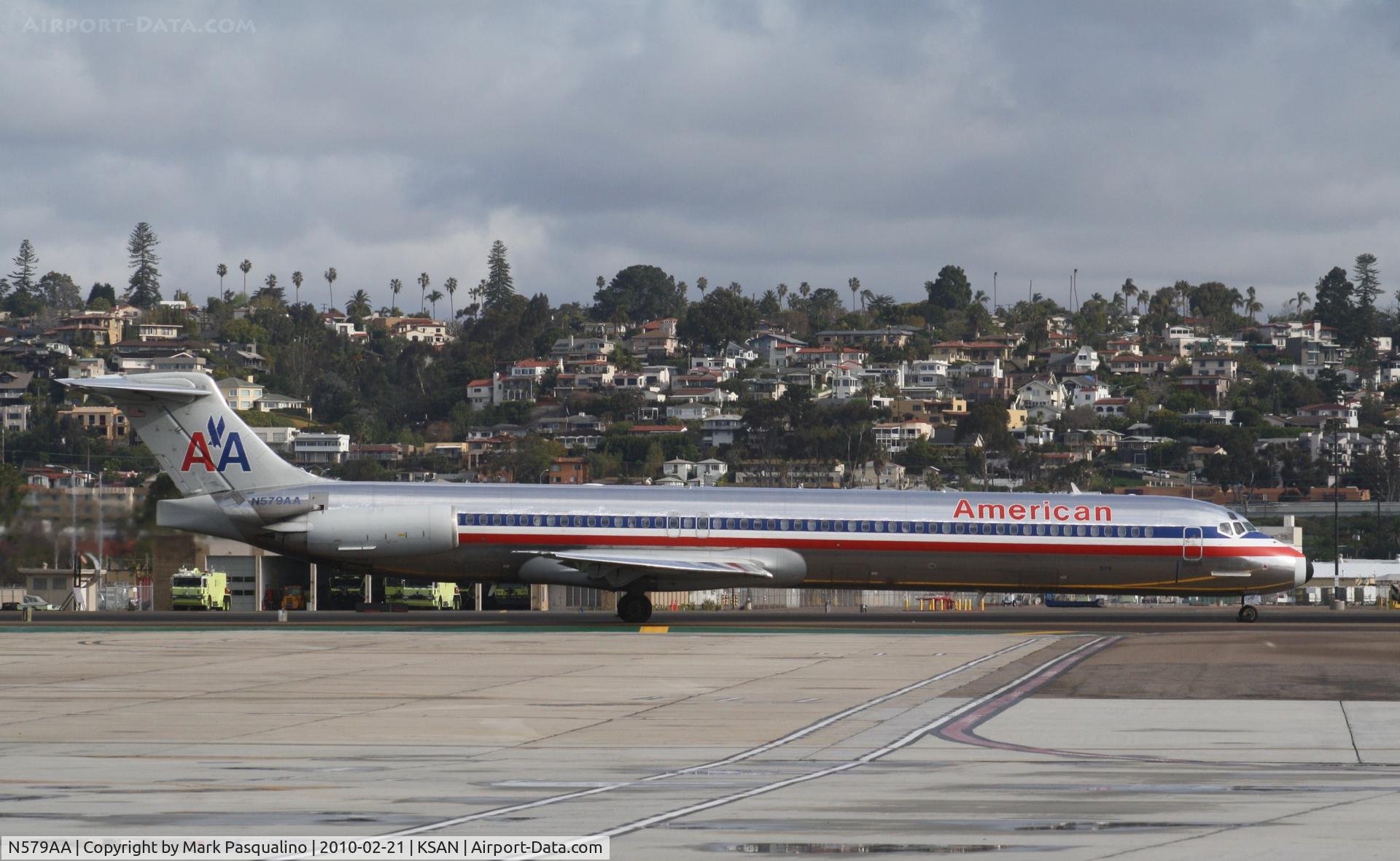 N579AA, 1991 McDonnell Douglas MD-82 (DC-9-82) C/N 53156, MD-82