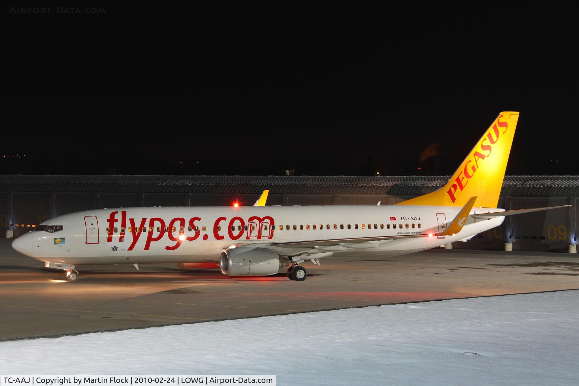 TC-AAJ, 2009 Boeing 737-82R C/N 35702, .