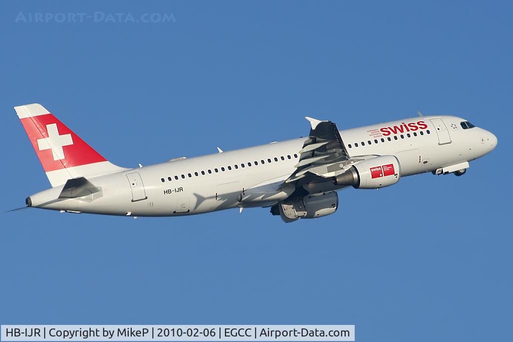 HB-IJR, 1997 Airbus A320-214 C/N 0703, Departing from Runway 05L.