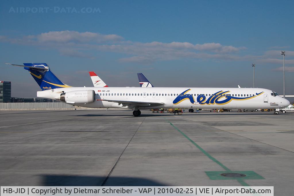 HB-JID, 1996 McDonnell Douglas MD-90-30 C/N 53460, Hello MD90