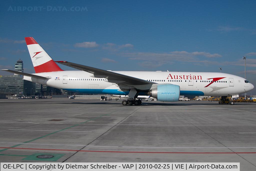 OE-LPC, 2002 Boeing 777-2Z9/ER C/N 29313, Austrian Airlines Boeing 777-200