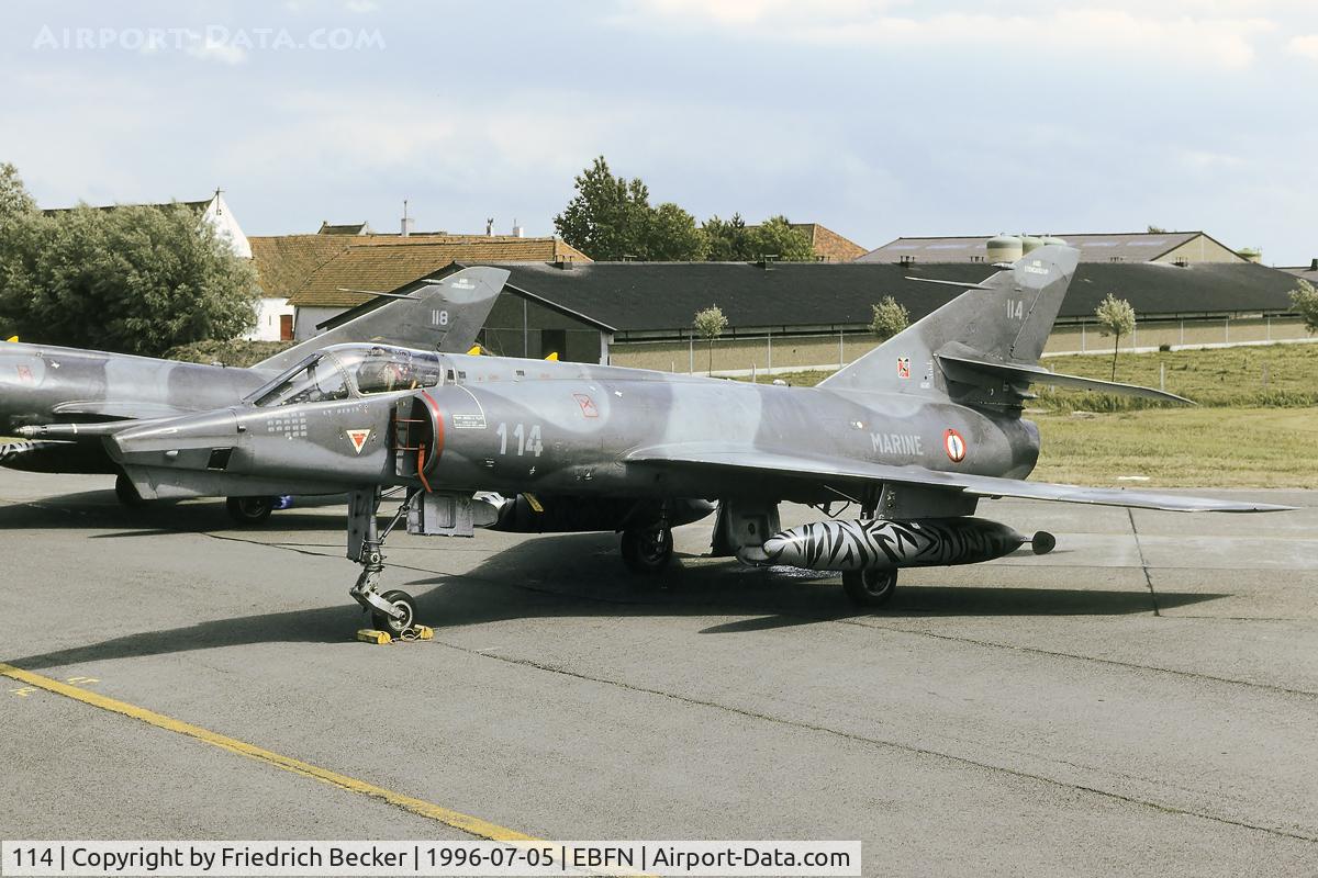114, Dassault Etendard IV.MP C/N 114, Aeronavale Etendard IVP, static display at Koksijde