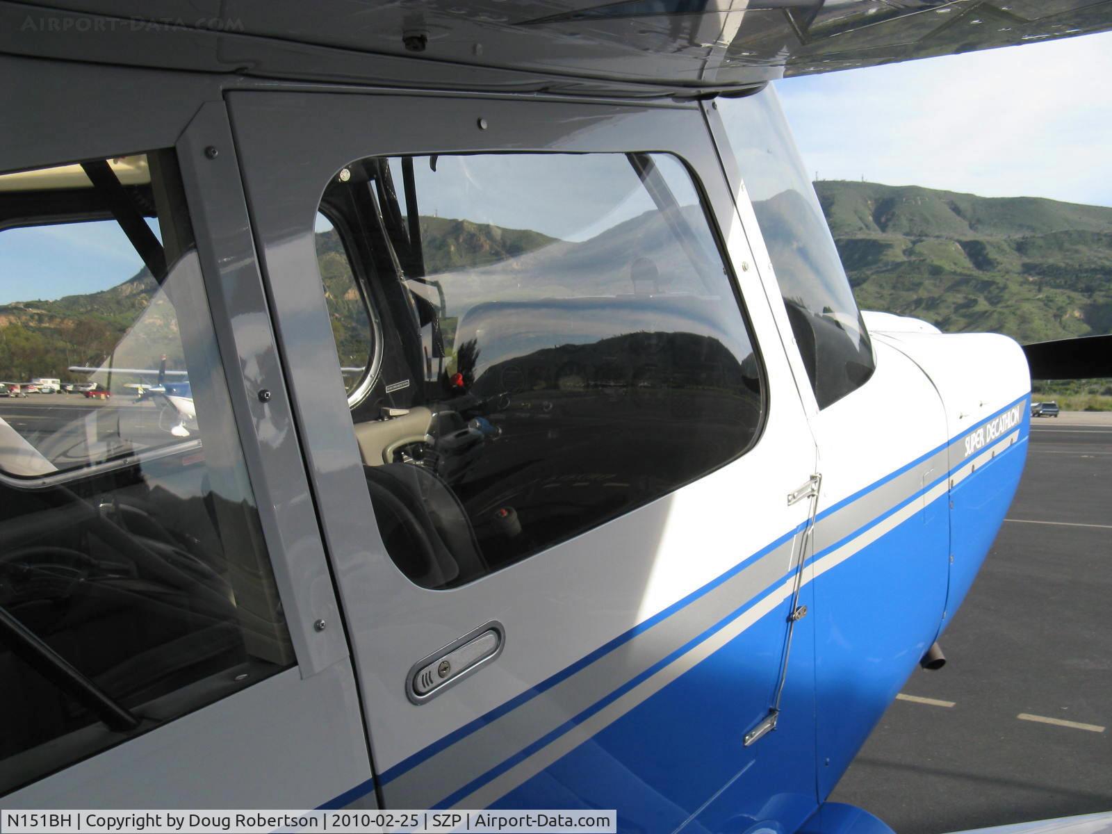 N151BH, 2008 American Champion 8KCAB Super Decathlon Decathlon C/N 1061-2008, 2008 American Champion 8KCAB SUPER DECATHLON, Lycoming AEIO-360 180 Hp, Barron Hilton's replacement for N240R, Steve Fossett's last ride with a great radio call One Bravo Hotel,  quick-release door