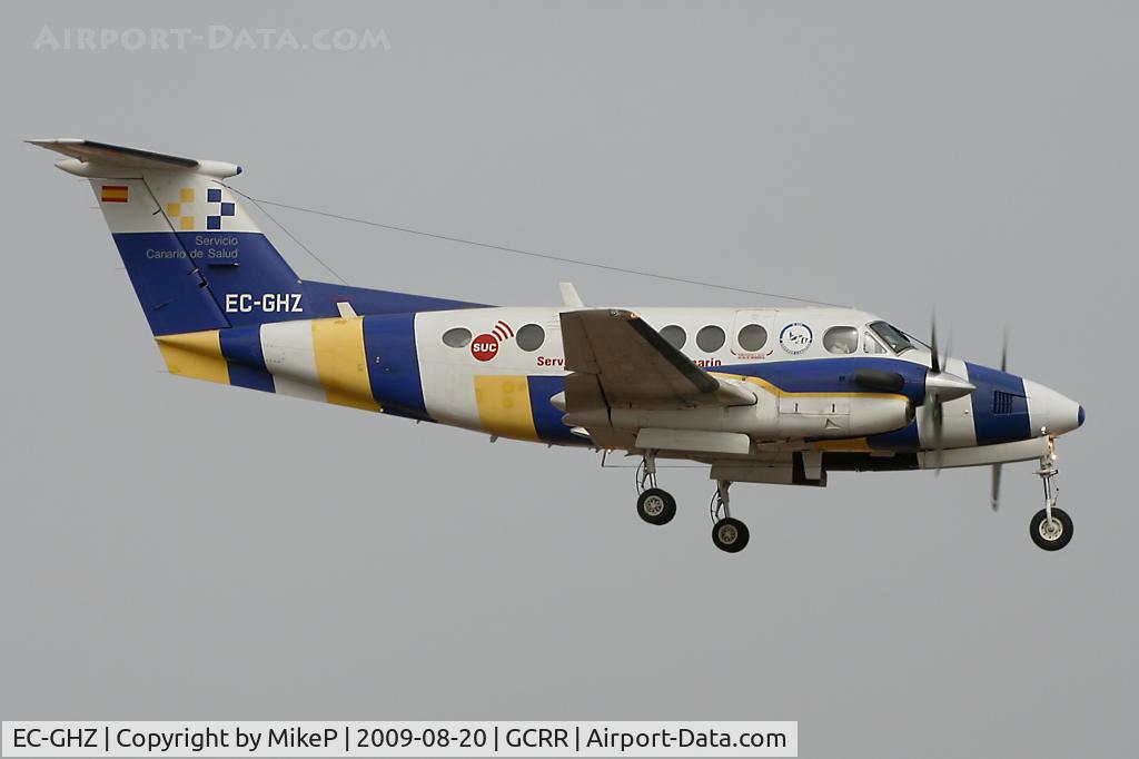 EC-GHZ, 1979 Beech 200 Super King Air C/N BB-555, Regular Canarias Air Ambulance.