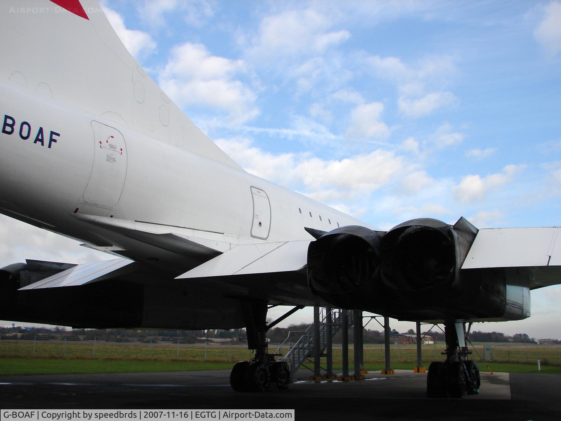 G-BOAF, 1979 Aerospatiale-BAC Concorde 1-102 C/N 100-016, British Airways Concorde Rear 3/4