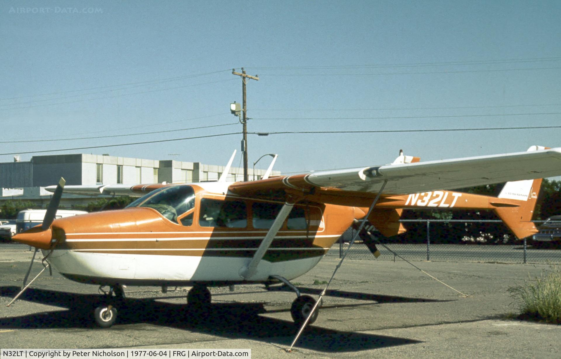 N32LT, 1969 Cessna 337E Super Skymaster C/N 337-1240, Cessna Super Skymaster resident in 1976/77 at Republic Airport and seen there in the Summer of 1977.