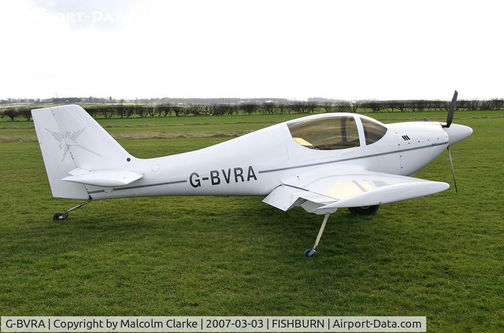 G-BVRA, 1994 Europa Monowheel C/N PFA 247-12635, Europa Aviation Europa at Fishburn Airfield, UK in 2007.