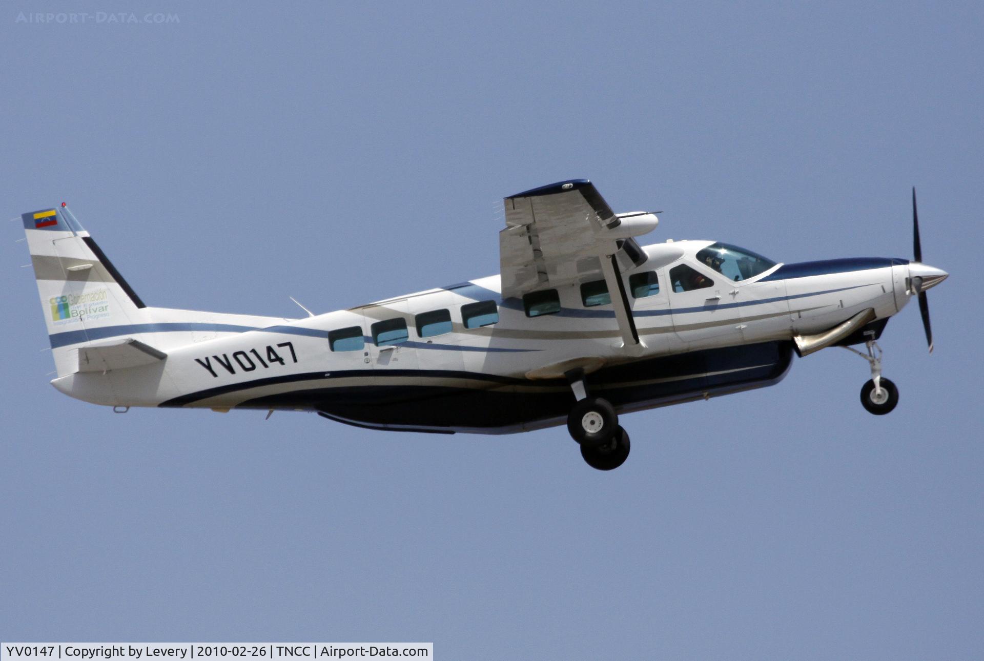 YV0147, 2010 Cessna 208B C/N 208B2162, Departure from Curacao.