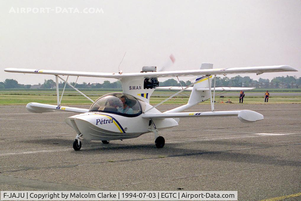F-JAJU, SMAN Petrel C/N 044, SMAN Petrel at the 1994 PFA Rally Cranfield Airport.