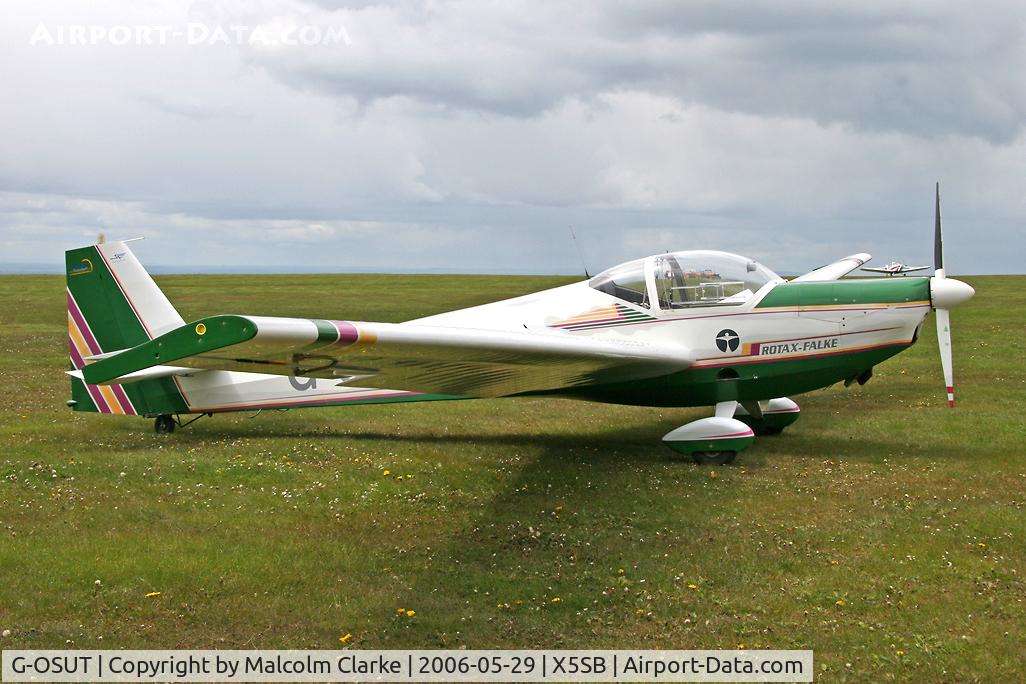 G-OSUT, 1995 Scheibe SF-25C Falke C/N 44588, Scheibe SF25C Falke at the Yorkshire Gliding Club, Sutton Bank, N Yorks in 2006.