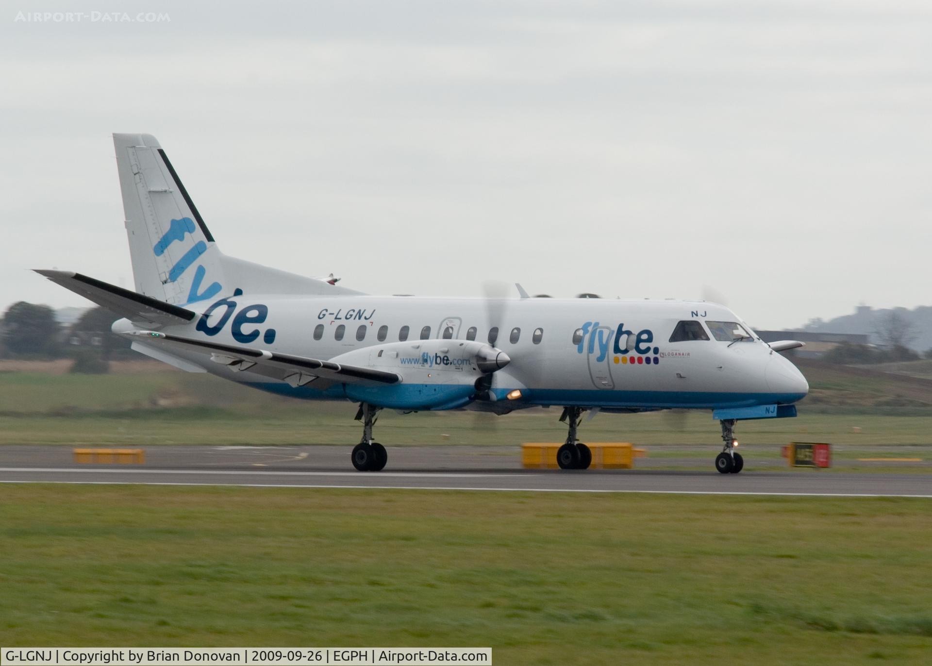 G-LGNJ, 1989 Saab 340B C/N 340B-173, FlyBe (Loganair)