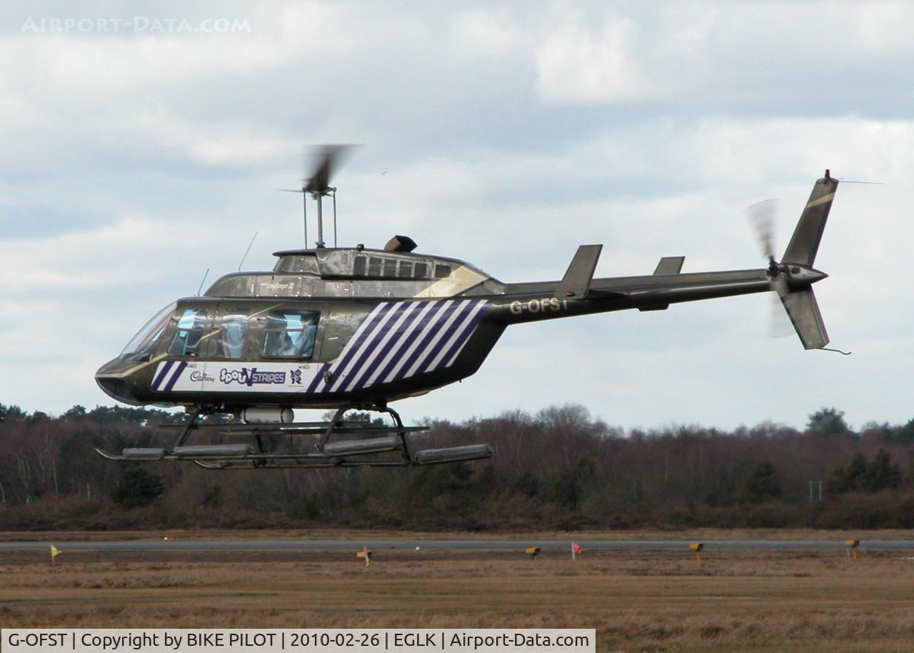 G-OFST, 1989 Bell 206L-3 LongRanger III C/N 51300, JUST AIRBOURNE FOR ANOTHER FLIGHT