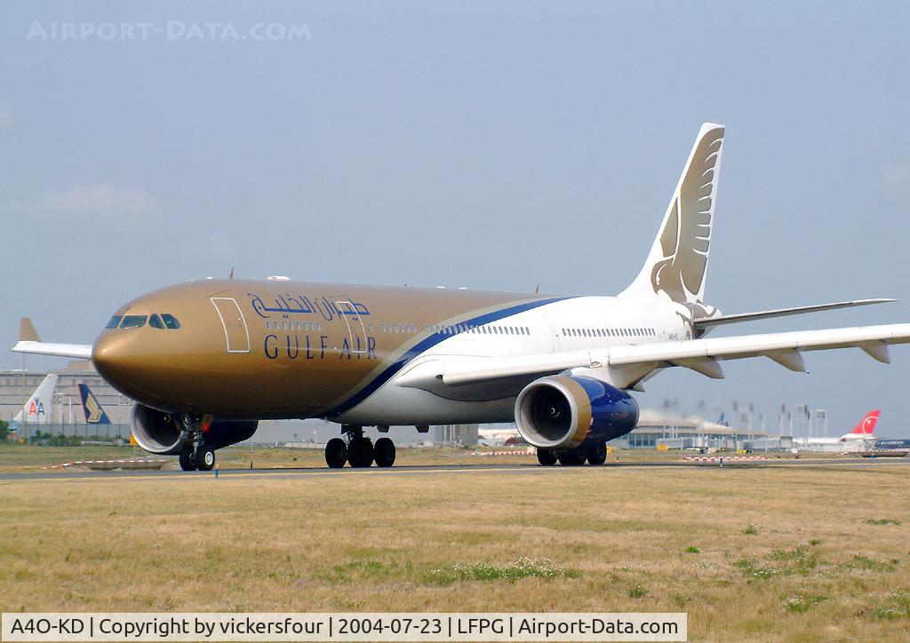 A4O-KD, 1999 Airbus A330-243 C/N 287, Gulf Air