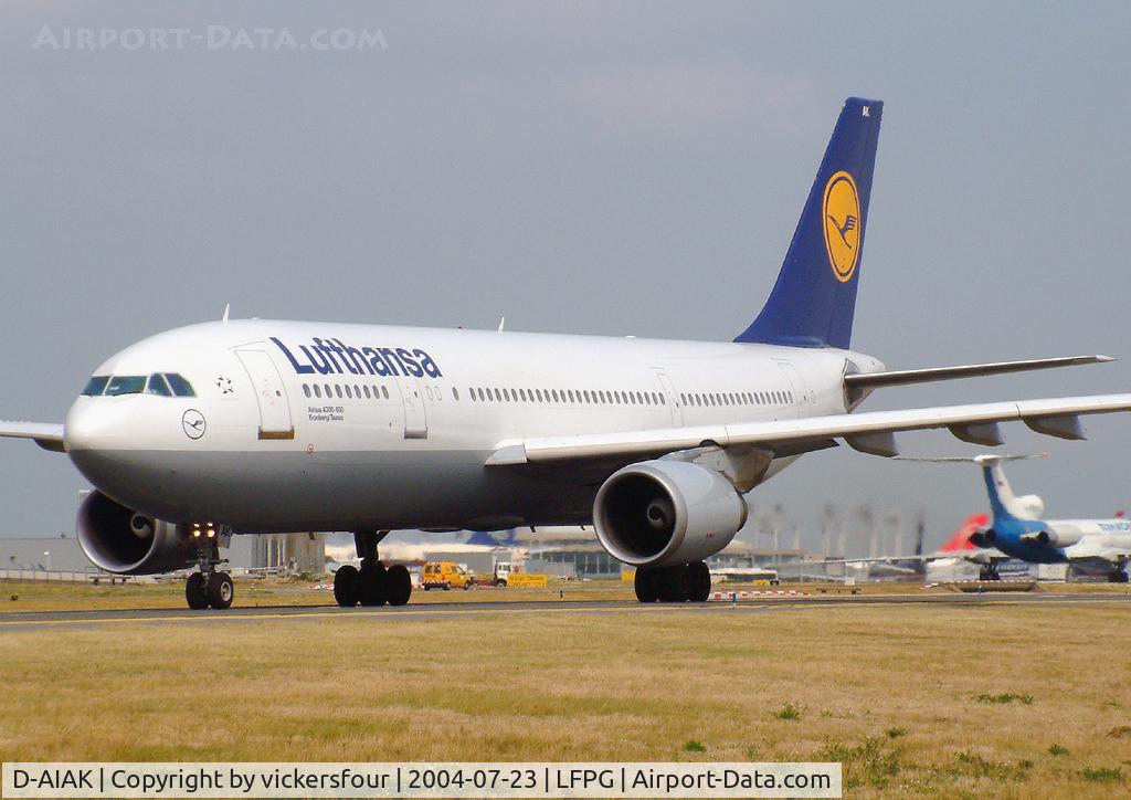 D-AIAK, 1987 Airbus A300B4-603 C/N 401, Lufthansa