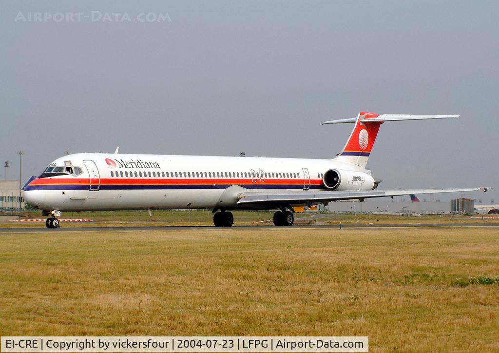 EI-CRE, 1989 McDonnell Douglas MD-83 (DC-9-83) C/N 49854, Meridiana