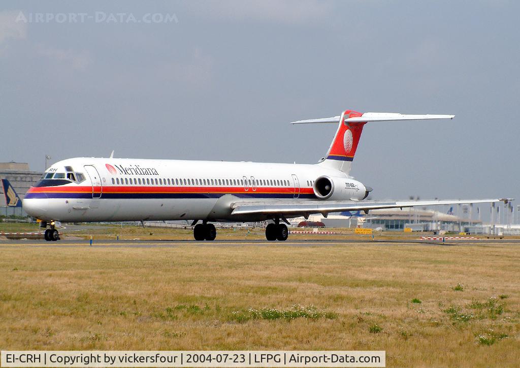EI-CRH, 1990 McDonnell Douglas MD-83 (DC-9-83) C/N 49935, Meridiana