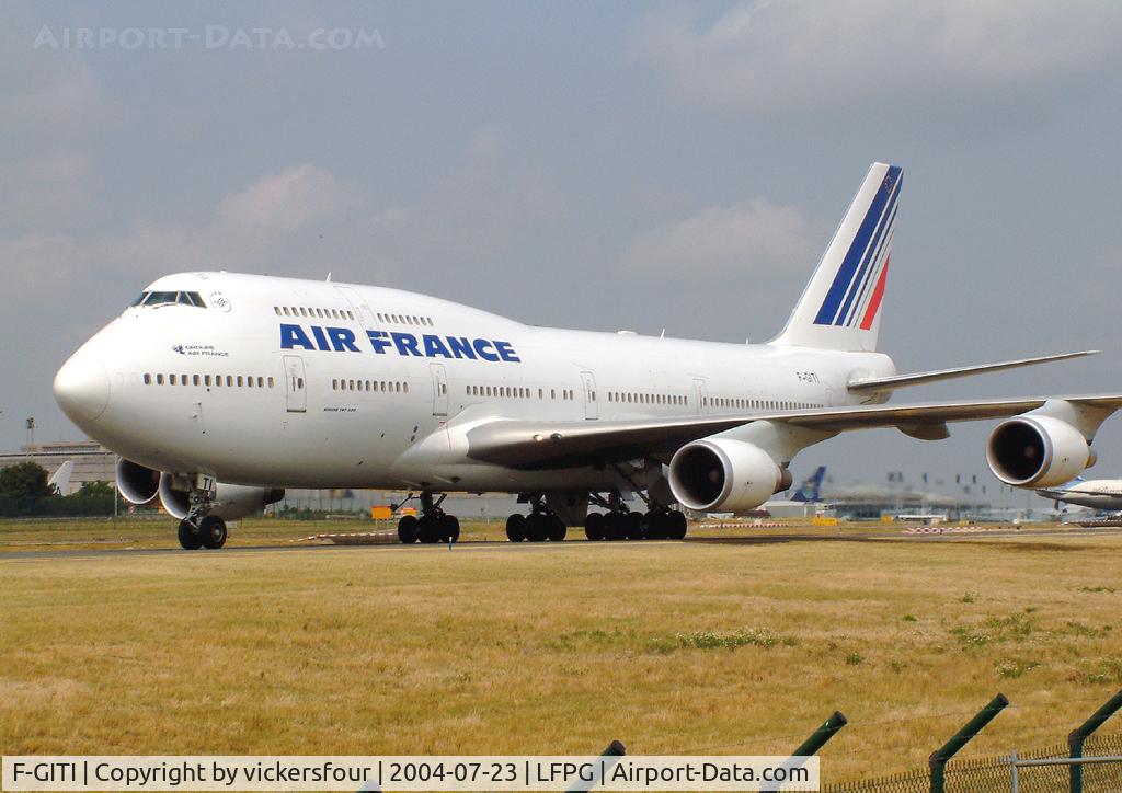 F-GITI, 2003 Boeing 747-428 C/N 32869, Air France
