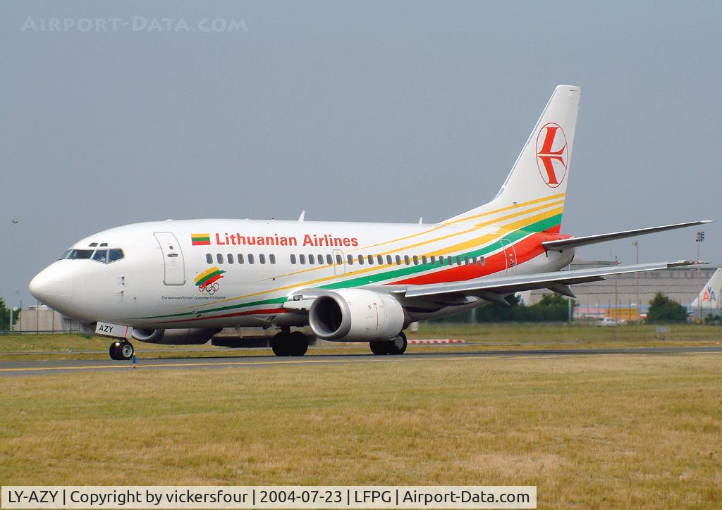 LY-AZY, 1993 Boeing 737-548 C/N 26287, Lithuanian Airlines