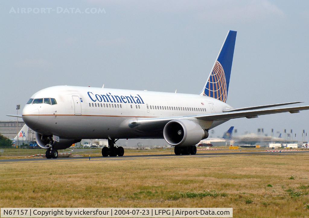 N67157, 2001 Boeing 767-224 C/N 30436, Continental Airlines