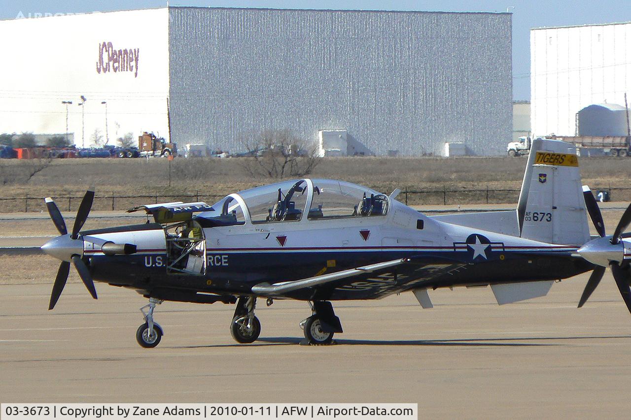 03-3673, 2003 Raytheon T-6A Texan II C/N PT-219, At Fort Worth Alliance Airport