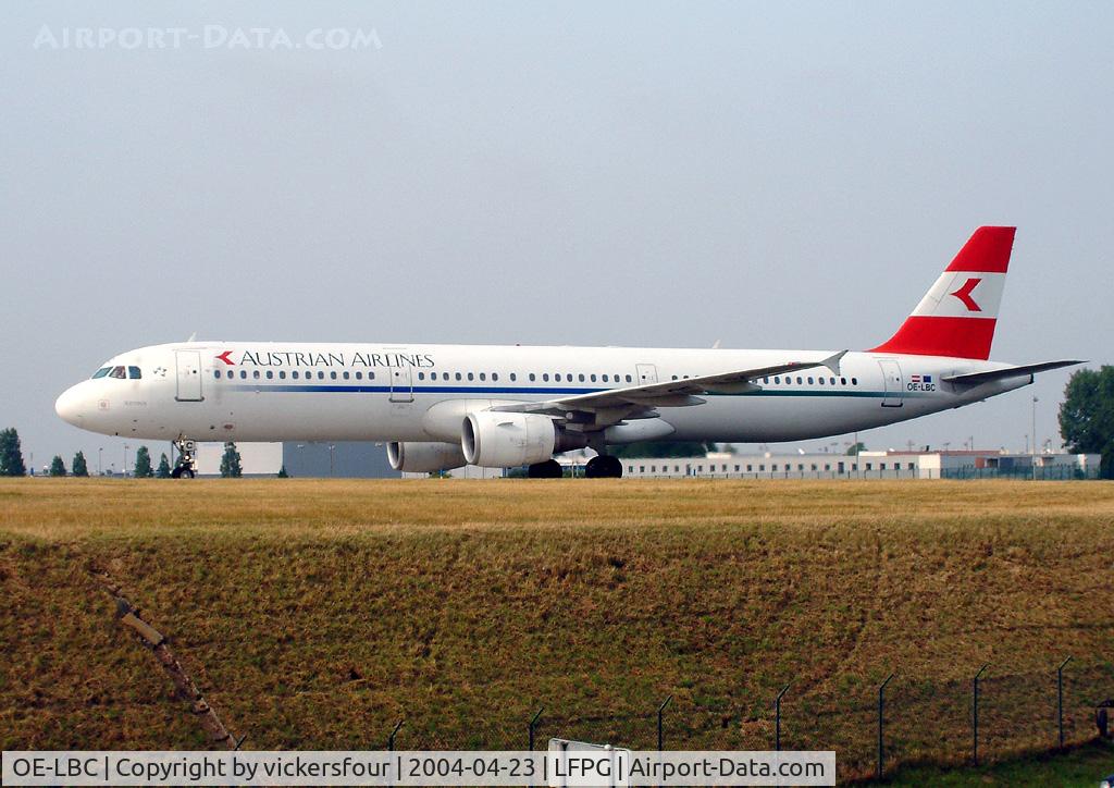 OE-LBC, 1996 Airbus A321-111 C/N 581, Austrian Airlines