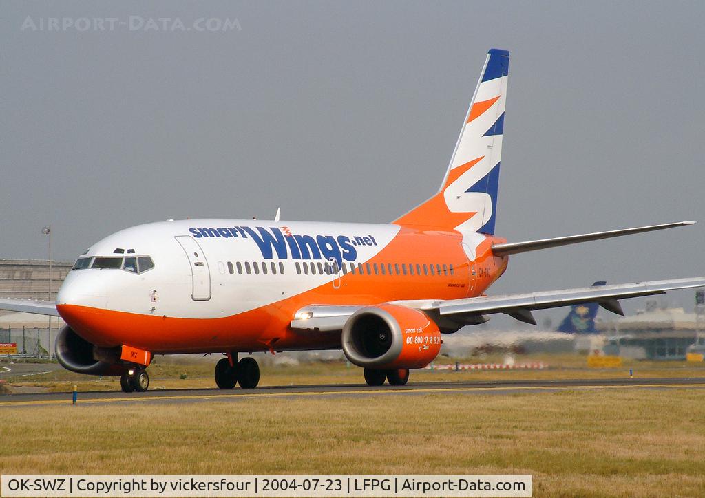 OK-SWZ, 1990 Boeing 737-530 C/N 24816, Smartwings Boeing 737-530 (c/n 24816).