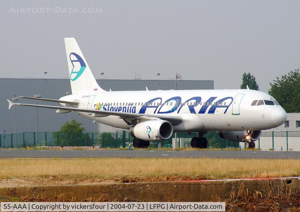 S5-AAA, 1988 Airbus A320-231 C/N 0043, Adria Airways