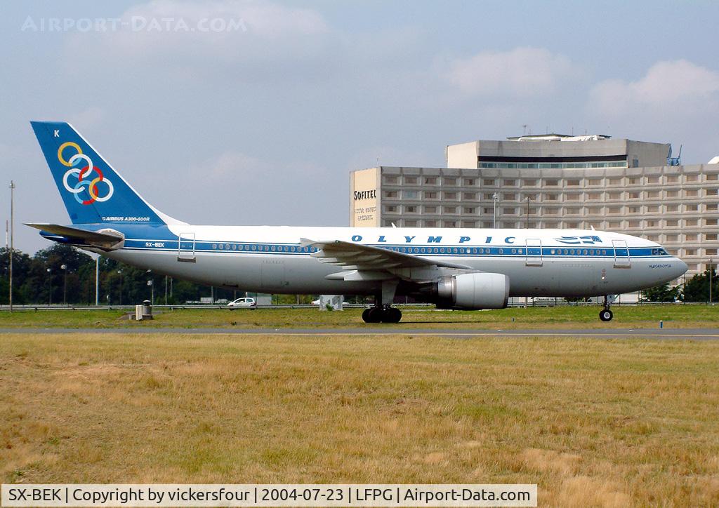 SX-BEK, 1992 Airbus A300B4-605R C/N 632, Olympic Airways Airbus A300B4-605R (c/n 632).