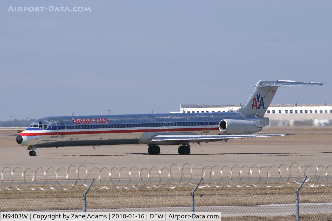N9403W, 1992 McDonnell Douglas MD-83 (DC-9-83) C/N 53139, American Airlines at DFW