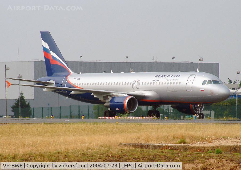 VP-BWE, 2003 Airbus A320-214 C/N 2133, Aeoflot