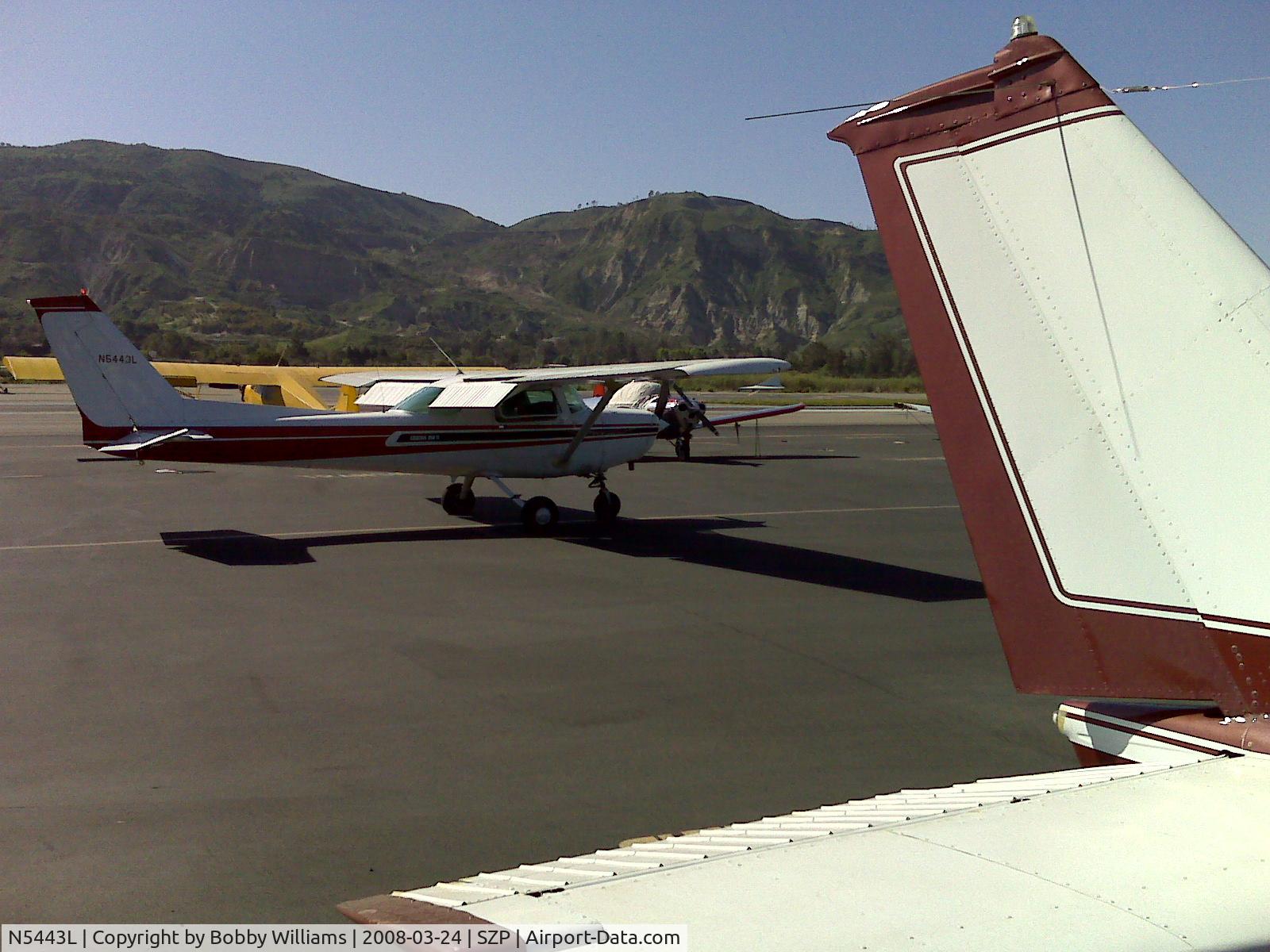 N5443L, 1980 Cessna 152 C/N 15284315, After first flight for new student Tim Williams