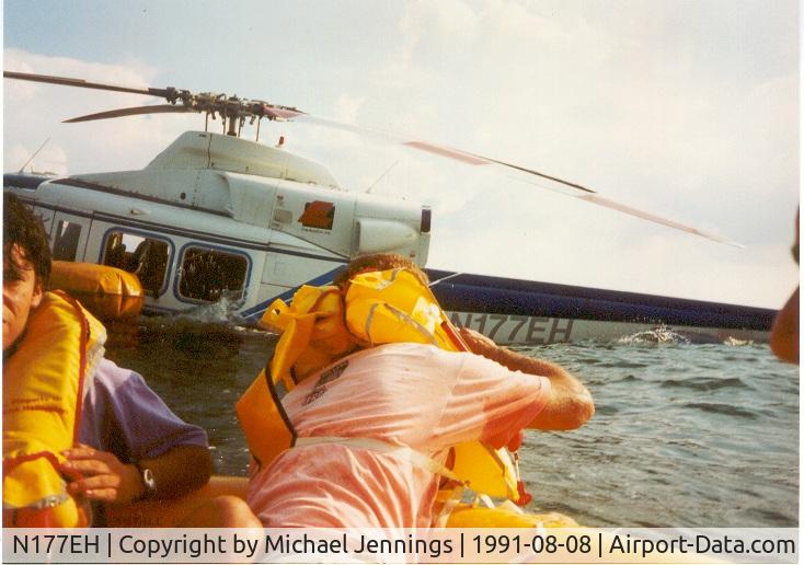 N177EH, 1981 Bell 412 C/N 33043, N177EH down, Gulf of Mexico - Garden Banks area