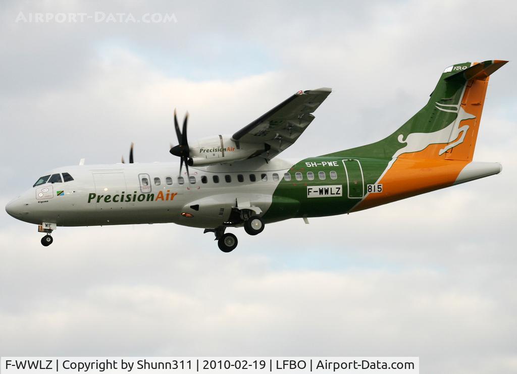 F-WWLZ, 1992 ATR 42-300 C/N 291, C/n 815 - To be 5H-PWE