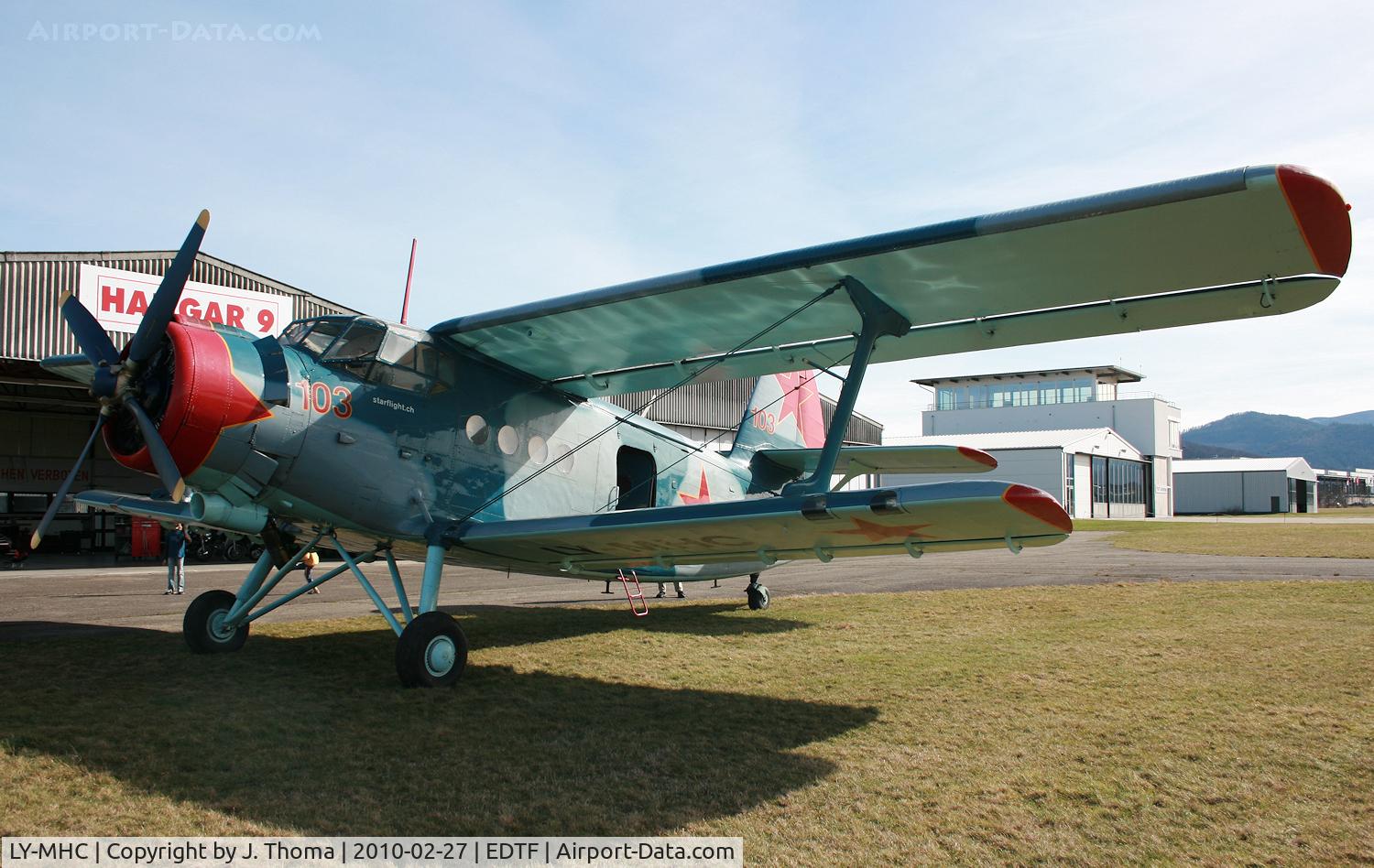 LY-MHC, Antonov An-2R C/N 1G215-33, Antonov AN-2R