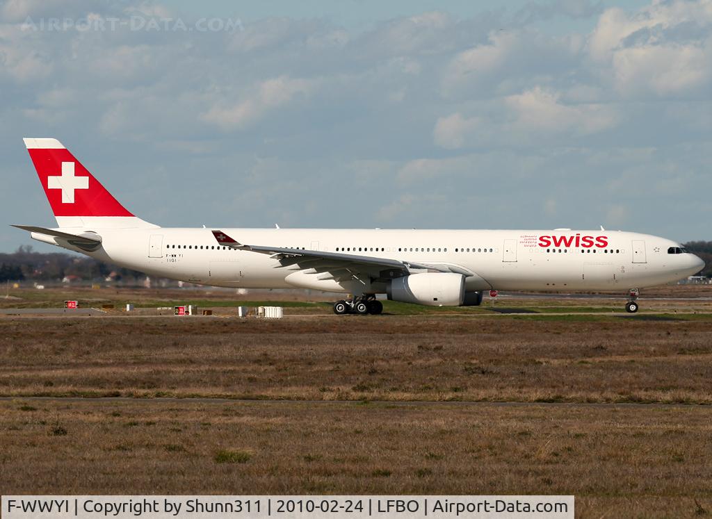 F-WWYI, 2010 Airbus A330-343X C/N 1101, C/n 1101 - To be HB-JHG